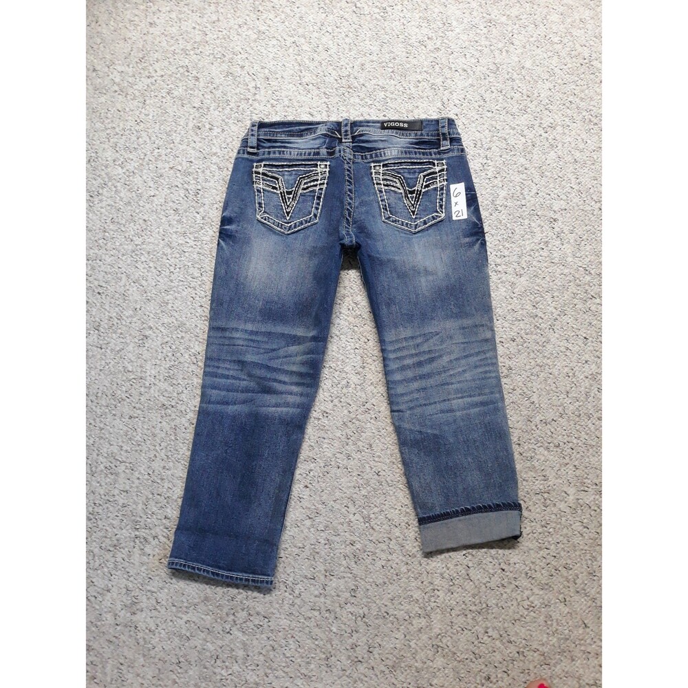6x21 Vigoss Heritage fit Embroidered capris